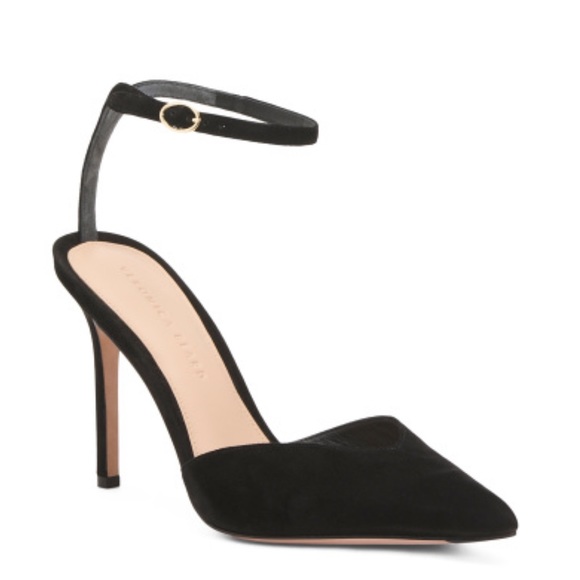 Veronica beard suede Lisa ankle strap shoe nwb